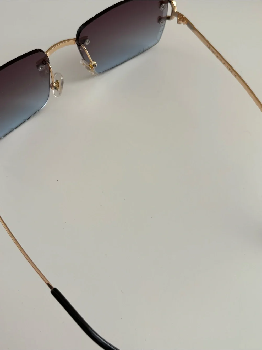 Rimless Gradient Sunglasses